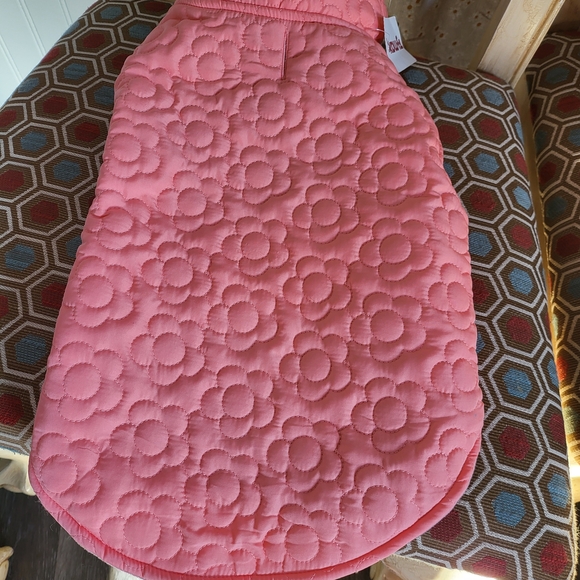 Pup Crew Other - Chic Pink Floral Dog Coat